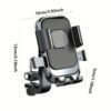Motorcycle Phone Mount with Magnetic Design, Extendable and Rainproof, ABS Material