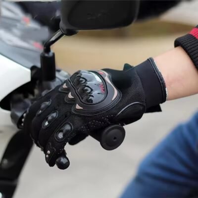 Motorcycle Gloves Half Finger Gloves Outdoor Sports Crossbike Riding Closed Finger Racing Gloves
