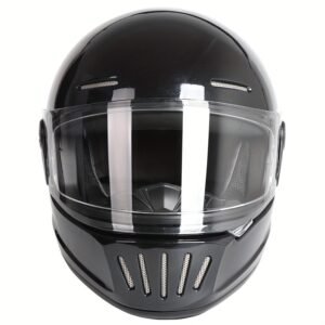 Retro Motorcycle Helmet Full Coverage Helmet for Men and Women in All Seasons