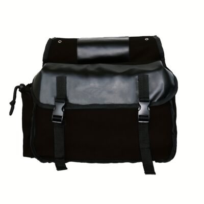 Universal Motorcycle Saddle Bag Canvas Side Panniers