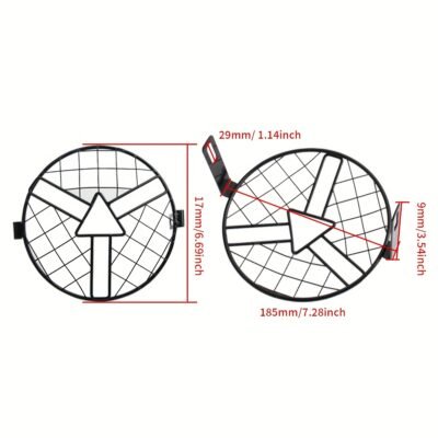 Retro Motorcycle Headlight Cover, Motorcycle Modification Accessories