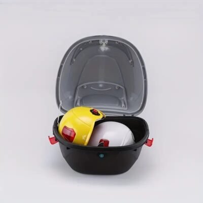 1 Motorcycle Top Case, Featuring an ABS Top Cover and PP Bottom Cover