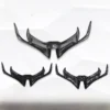 Motorcycle Modification ABS Bird Mouth Wind Tunnel Wing Shark Fin Air Intake Lip for Yamaha R15 V3 Customizable Size And Color