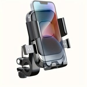 Motorcycle Phone Mount with Magnetic Design, Extendable and Rainproof, ABS Material